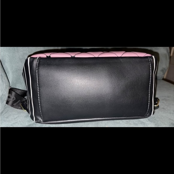 Luv Betsey Johnson Quilted Backpack in Purple and Black - Picture 4 of 7